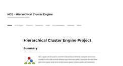 Desktop Screenshot of hierarchical-cluster-engine.com