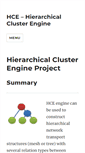 Mobile Screenshot of hierarchical-cluster-engine.com